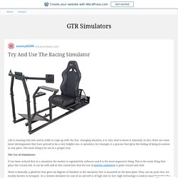 Try And Use The Racing Simulator
