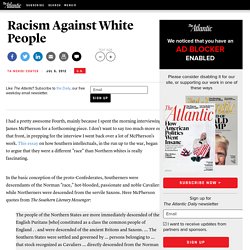 Racism Against White People