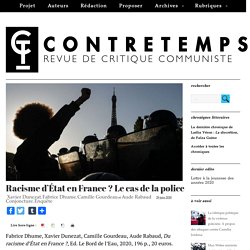 Racisme d’État en France ? Le cas de la police