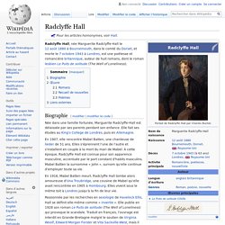 Radclyffe Hall