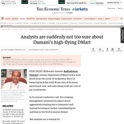 Radhakishan Damani: Analysts are suddenly not too sure about Damani’s high-flying DMart, Retail News, ET Retail