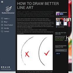 Radiant Dreamer » How to Draw Better Line Art