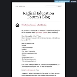 Radical Education Forum's Blog