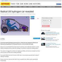 Radical UK hydrogen car revealed