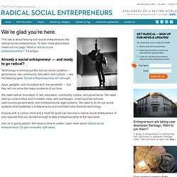 Radical Social Entrepreneurs