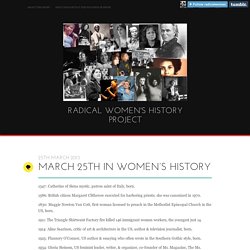 Radical Women's History Project