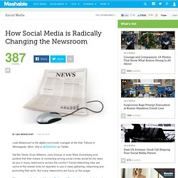How Social Media is Radically Changing the Newsroom