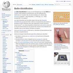 Radio-identification