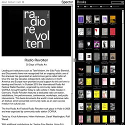 Radio Revolten. 30 days of radio art.