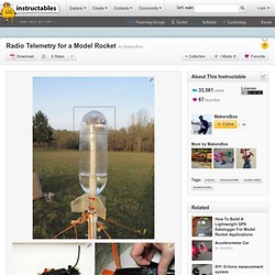 Radio Telemetry for a Model Rocket