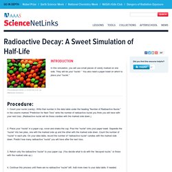 Radioactive Decay: A Sweet Simulation of Half-Life
