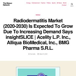 Radiodermatitis Market (2020-2030) Is Expected To Grow Due To Increasing Demand Says insightSLICE