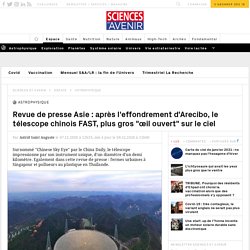 Le radiotélescope FAST, dernier géant
