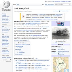 RAF Tempsford - Wikipedia