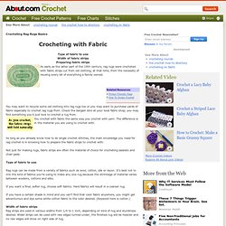 Crocheting with Fabric - Rag Rugs Basics