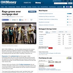 Rage grows over mortgage settlement - Mar. 13