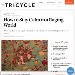 How to Stay Calm in a Raging World: Observing our Anger
