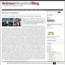 Rahmstorf vs. Kachelmann - Science Skeptical Blog