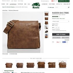 Raiders Bag in Vintage Tribe Leather