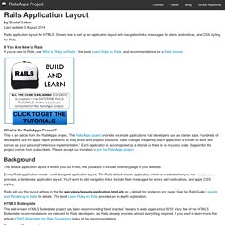 Rails Default Application Layout for HTML5