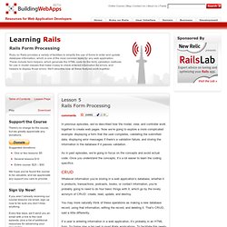 Rails Form Processing
