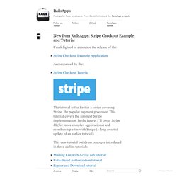 New from RailsApps: Stripe Checkout Example and...