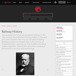 Histoire du chemin de fer