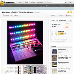 RainBoard - RGB LED Rainbow Fader