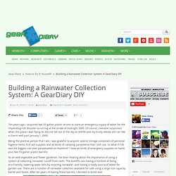 Build a Rainwater Collection System
