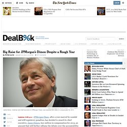 Dimon's Pay Jumps to $20 Million in a Year of Legal Woes for JPMorgan Chase