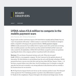 LYDIA raises €3.6M to compete in the mobile payment wars