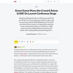 Green Goose Wows the Crowd & Raises $100K On Launch Conference Stage