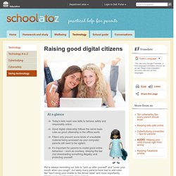 Raising good digital citizens