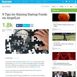 9 Tips for Raising Startup Funds on AngelList