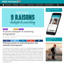 9 raisons d’adopter le coworking (infographie)