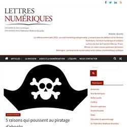 5 raisons qui poussent au piratage d’ebooks