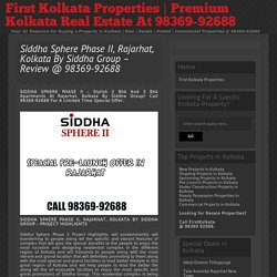 Siddha Sphere 2 Pre Launch