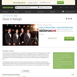 Raleigh Coupons: Deals on Things to Do Raleigh-Durham