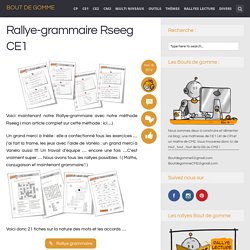 Rallye-grammaire Rseeg CE1