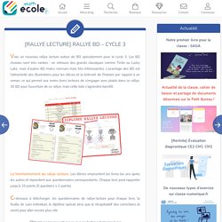 [Rallye lecture] Rallye BD – Cycle 3