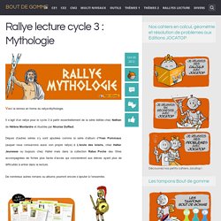 Rallye lecture cycle 3 : Mythologie