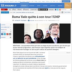 Politique : Rama Yade quitte à son tour l'UMP