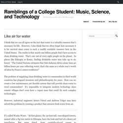 Ramblings of a College Student: Music, Science, and Technology