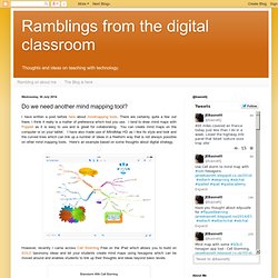 Ramblings from the digital classroom: Do we need another mind mapping tool?