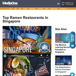 Top Ramen Restaurants in Singapore