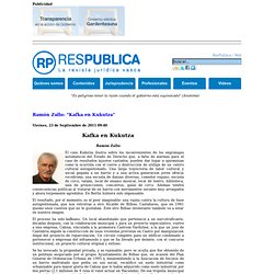 Ramón Zallo: "Kafka en Kukutza"