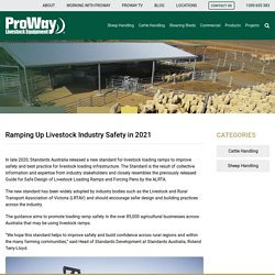 Ramping Up Livestock Industry Safety in 2021 - ProWay