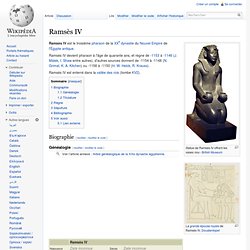 Ramsès IV