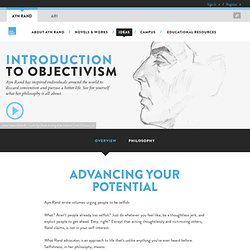 The Ayn Rand Institute: Introducing Objectivism