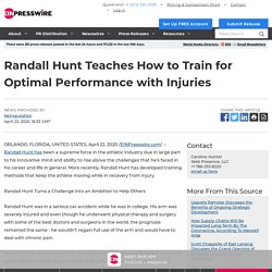 Randall Hunt Teaches How to Train for Optimal Performance with Injuries